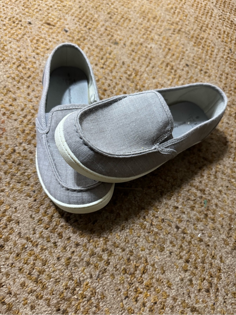 Women Casual Slip-On Canvas Shoes in grey